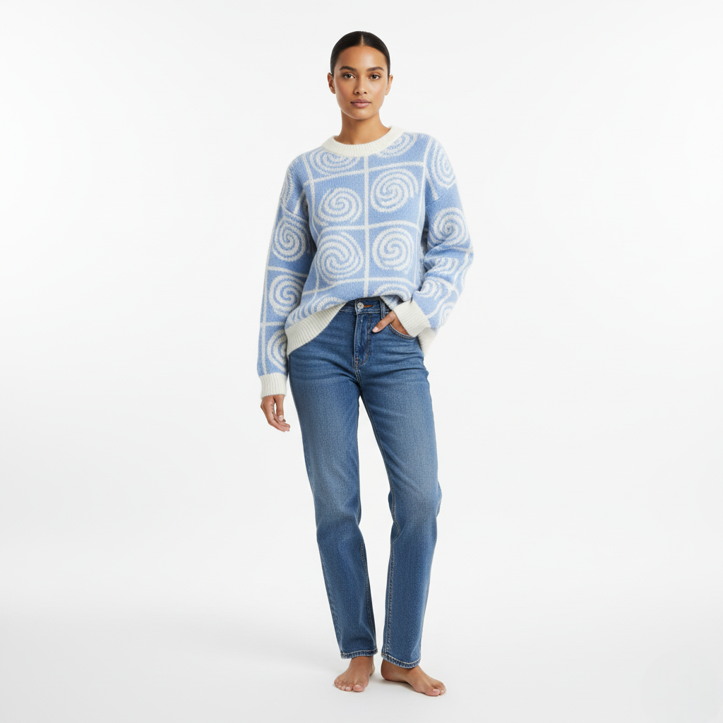 Women's Nordic Knitted Sweater