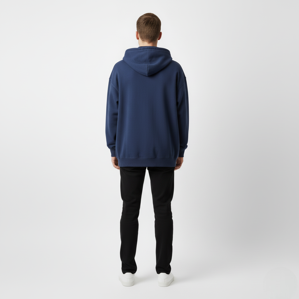 Men's hoodie | cotton, loose fit with zipper