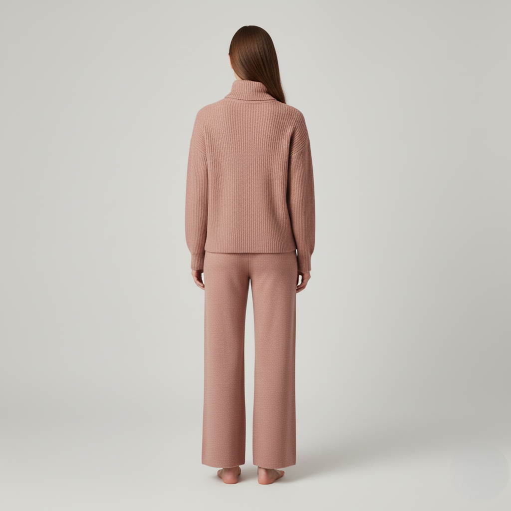 Elegant Women's Turtleneck Sweater Set – Perfect for Everyday Use