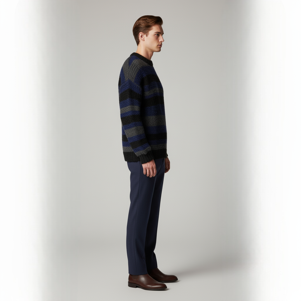 Corbin Knitted Comfort Sweater for Men
