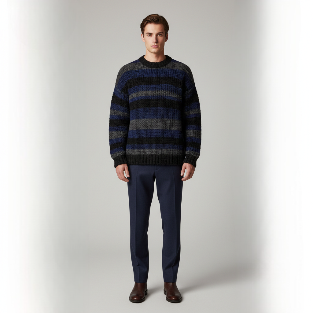Corbin Knitted Comfort Sweater for Men