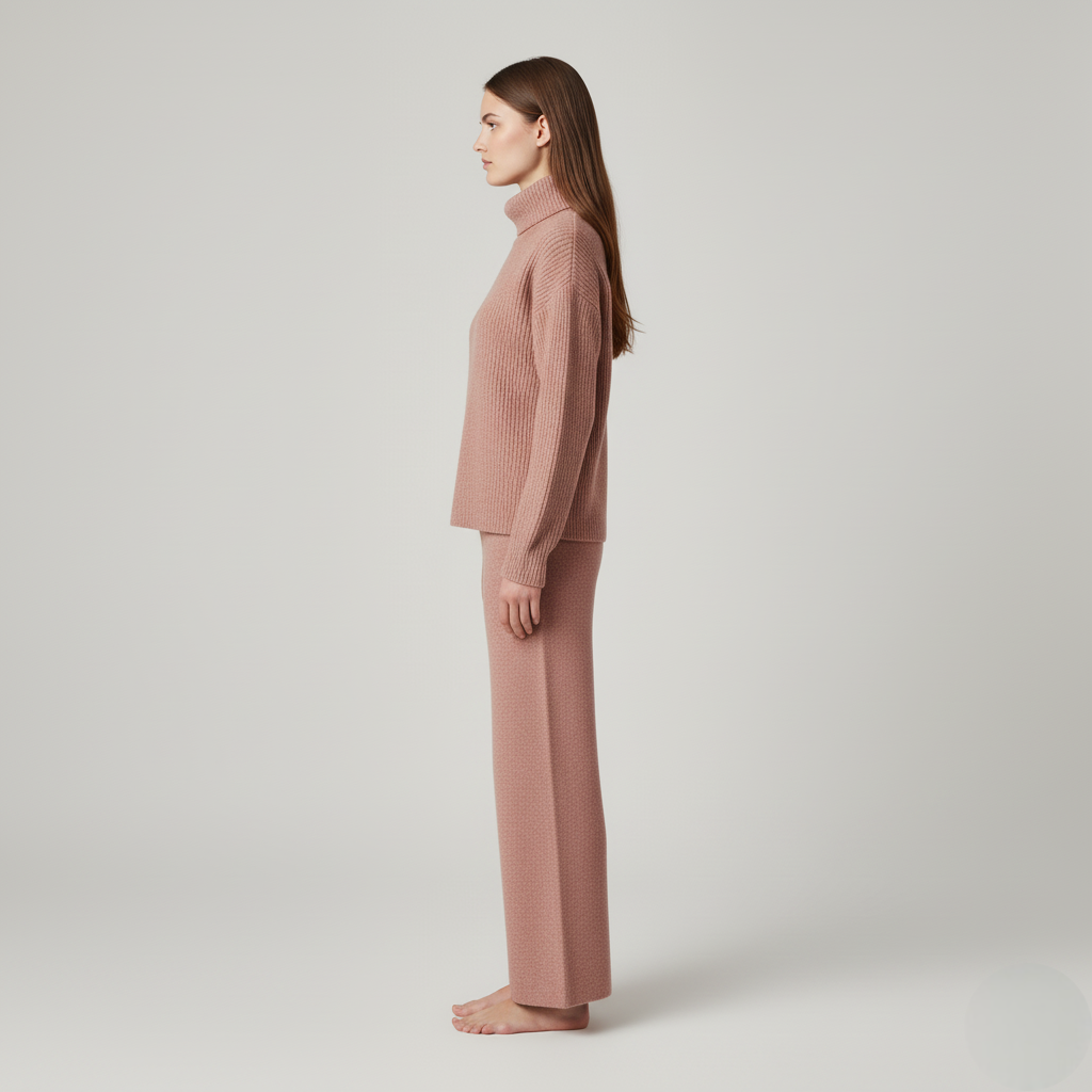 Elegant Women's Turtleneck Sweater Set – Perfect for Everyday Use