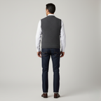 Men's wool Heritage V-Col vest