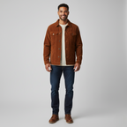 Timeless corduroy jacket with a modern design for men