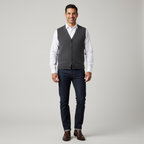 Men's wool Heritage V-Col vest