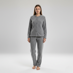 Warm Fleece Pajama Set for Women